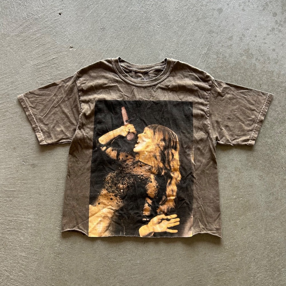 Urban Outfitters Taylor Swift Red Shirt Size Small Brown Taylors Version Cropped